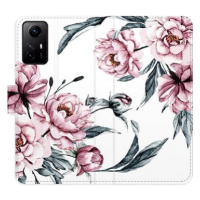 iSaprio flip pouzdro Pink Flowers pro Xiaomi Redmi Note 12S