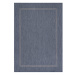 Šňůrkový koberec Relax ramka modrý