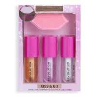 REVOLUTION Kiss & Go Glaze Lip Care Gift Set 45 ml