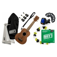 Henry's HEU10MSFP Natural Sopránové ukulele