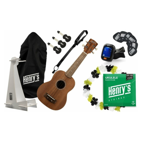 Henry's HEU10MSFP Natural Sopránové ukulele