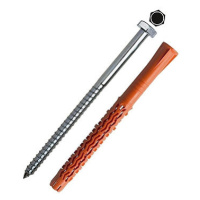 WT WINTECH MUNGO Hmoždinka konstrukční s 6hranným vrutem 10 × 200 mm, 50 ks