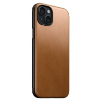 Nomad Modern Leather Case, english tan - iPhone 15 Plus (NM01611585) Hnědobéžová
