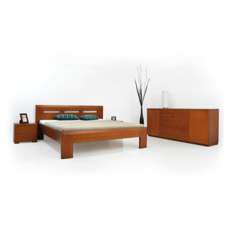 Postel GWdesign Caspo Rozměr: 100x200 cm, Moření: Buk-B1