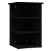 Shumee Odkládací skříňka - černá, 35 × 35 × 55 cm, dřevotříska