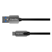 Kabel KRUGER & MATZ KM0347 USB/USB-C 0,5m Black