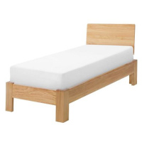 BELIANI postel s lamelovým roštem ROYAN 90 × 200 cm, dřevěná