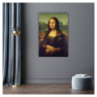 Dřevěná reprodukce obrazu - Mona Lisa