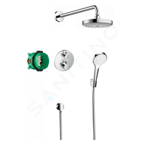 Hansgrohe 27295000 - Sprchový set 180 s termostatem Ecostat S, 2 proudy, chrom