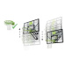 EXIT Galaxy Wall-mount System (with Dunk rim) (transparent polycarbonate)