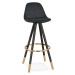Černá barová židle Kokoon Carry, výška sedáku 75 cm