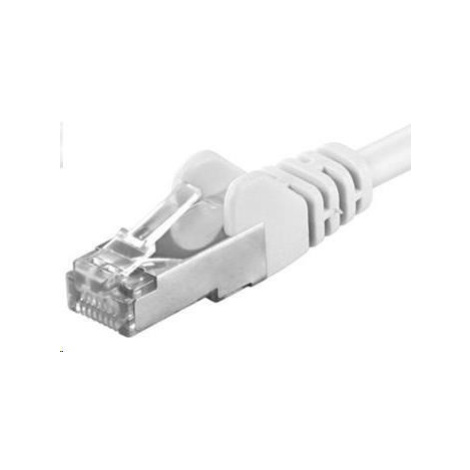 PREMIUMCORD Patch kabel CAT6a S-FTP, RJ45-RJ45, AWG 26/7 10m bílá