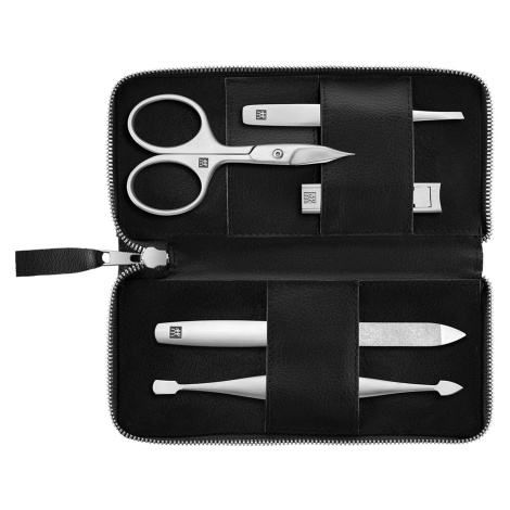 Zwilling Beauty Premium manikúra AppleSkin, 5 ks (nůžky, štípátko), černá 97016-004-0