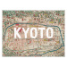 Mapa Kyoto Map - Historical & Vintage Maps, 40 × 30 cm