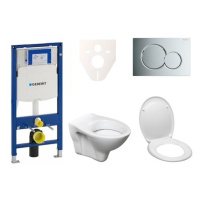 Cenově zvýhodněný závěsný WC set Geberit do lehkých stěn / předstěnová montáž+ WC S-Line S-line 