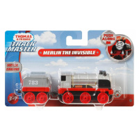 Tomáš a přátelé tahací mašinka merlin, mattel fxx26