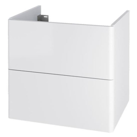 MEREO Siena, koupelnová skříňka 60 cm, bílá lesk CN410S