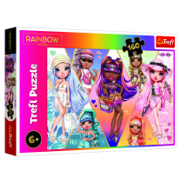 Trefl Puzzle 160 dílků - Rainbow High: Šťastné kamarádky