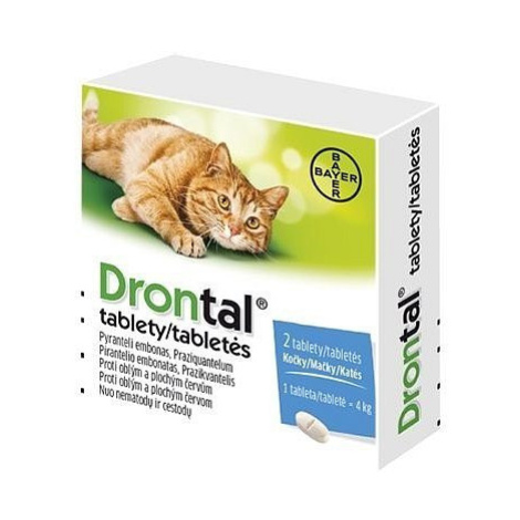 Drontal kočky 2 tablety