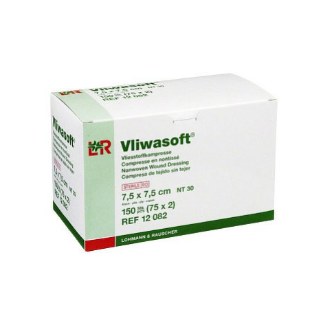 Kompresy Vliwasoft Sterilní 7,5x7,5cm,4 vrstvy,netkaný textil,150ks