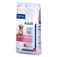 Virbac Veterinary HPM Adult Large & Medium pro psy - 2 x 12 kg