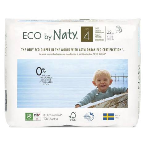 Naty Natahovací plenkové kalhotky Maxi 8-15 kg 22 ks Eco by Naty