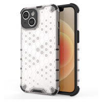 Honeycomb pancéřové pouzdro se silikonovým rámem pro iPhone 14 PLUS 6.7