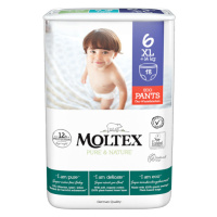 MOLTEX Pure&Nature Kalhotky plenkové jednorázové 6 XL (14 kg+) 18 ks