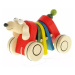Dřevěná tahací hračka - Pes klapací