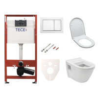 Cenově zvýhodněný závěsný WC set TECE do lehkých stěn / předstěnová montáž+ WC Vitra Integra vč.