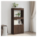 vidaXL Skříň highboard hnědý dub 63 x 33 x 140 cm kompozitní dřevo