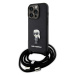 Kryt Karl Lagerfeld KLHCP15LSASKNPSK iPhone 15 Pro 6.1" hardcase black Crossbody Saffiano Monogr