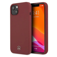 Mercedes Silicone Line pouzdro pro iPhone 13 mini - červené