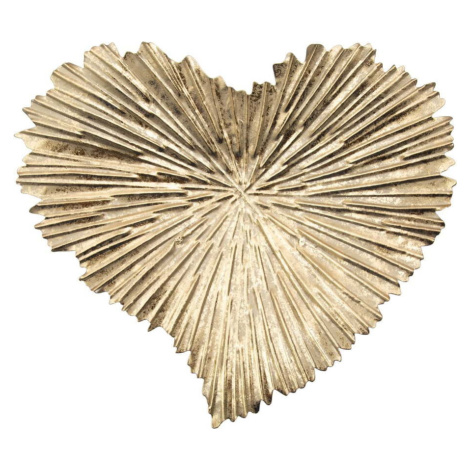 Kovový dekorativní tác 29x25 cm Heart – Mauro Ferretti
