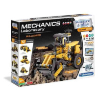 Clementoni Science & Play Mechanická laboratoř - Buldozer, 10 modelů, 200 dílků