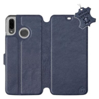 Flip pouzdro na mobil Huawei Nova 3 - Modré - kožené - Blue Leather