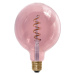 Segula E27 6W 920 LED žárovka Globe smokey pink