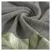 Bavlněný froté ručník s bordurou SILVA 50x90 cm, šedá, 485 gr Eva Minge