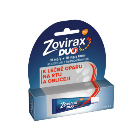 Zovirax Duo 50mg/g+10mg/g crm.1x2g II