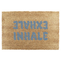 Rohožka z kokosového vlákna 60x90 cm Inhale Exhale – Artsy Doormats