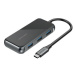 Vention USB-C to 4x USB3.0/PD gray