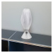 Tagwerk Stolní lampa Koral z biomateriálu, křišťálově čirá 33 cm