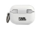 Karl Lagerfeld Choupette Head pouzdro Airpods Pro bílé