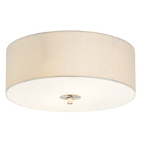 Venkovská stropní lampa bílá / krémová 30 cm - Drum Juta