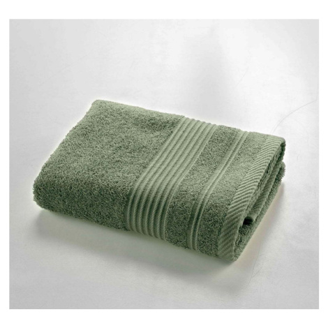 Khaki froté bavlněný ručník 50x90 cm Tendresse – douceur d'intérieur