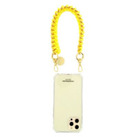 La Coque Francaise Romy short yellow braided chain