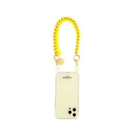 La Coque Francaise Romy short yellow braided chain