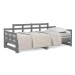 Výsuvná postel šedá masivní borovice 2× (90 × 200) cm, 820344
