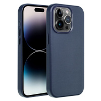 Smarty Leather Mag kryt s MagSafe iPhone 15 Pro Max indigově modrý
