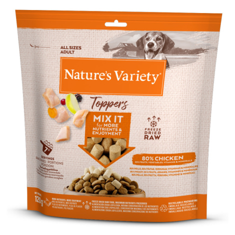 Nature's Variety Freeze Dried Toppers - kuřecí 120 g Nature’s Variety